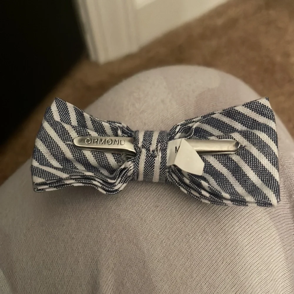 bow tie & clip on & velcro adjustable kid boy baby dress up suit new year eve
